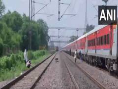 
      
      Madhya Pradesh: Khajuraho-Udaipur train engine catches fire near
      
      