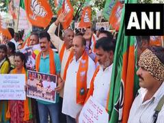 
      
      K'taka: BJP protests against releasing water from Cauvery to TN
      
      