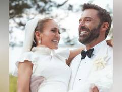 
      
      Jennifer wishes husband Ben on their first wedding anniversary
      
      