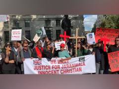 
      
      London: Christians stage protest outside Pakistan embassy
      
      