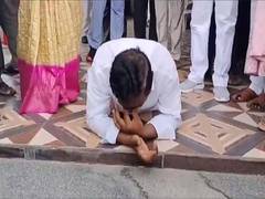 
      
      Telangana: BRS leader breaks down after being denied ticket
      
      