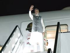 
    PM Modi emplanes for Greece after conclusion of BRICS Summit
    