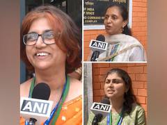 
      
      ISRO women scientists interact with PM Modi
      
      
