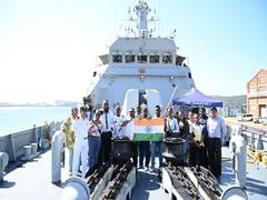 
      
      INS Sunayna strengthens maritime ties
      
      