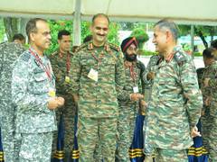 
      
      Lt General Upendra Dwivedi meets Higher Air Command officers
      
      