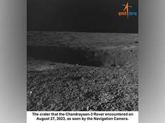 
      
      Pragyan Rover comes across  4-meter diameter crater on Moon: ISRO
      
      
