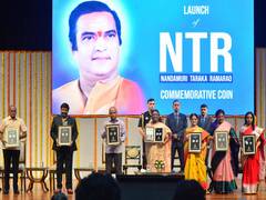 
      
      President Murmu releases commemorative coin on NT Rama Rao 
      
      
