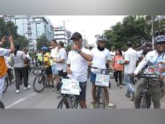 
      
      Assam govt organise state-level cycle rally, morning walk 
      
      