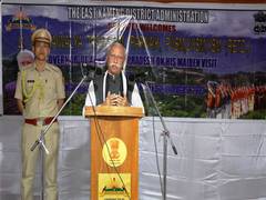 
      
      Arunachal Pradesh Governor visits village Chayang Tajo
      
      
