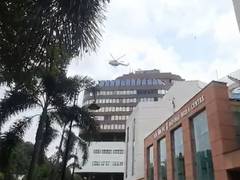
      
      G20 Summit: Chopper lands at Le Meridien Hotel for security drill
      
      