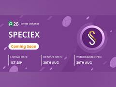 
      
      SPECIEX Token (SPEX) to be Listed on P2B Exchange
      
      