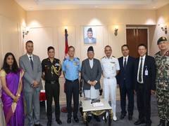 
      
      Delegation from India's National Defense College returns back aft
      
      