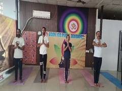 
      
      Aditya L1: Surya Namaskar performed at Doon Yoga Peeth
      
      