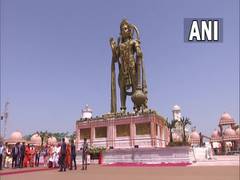 
      
      Gujarat: Dispute erupts over Lord Hanuman's depiction in temple 
      
      
