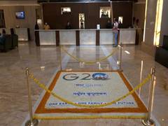 
      
      Delhi's Lalit Hotel gears up to welcome delegates for G20 Summit
      
      