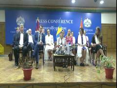 
      
      Swedish delegation expresses solidarity with Tibetans
      
      