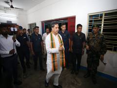 
      
      Tripura CM Manik Saha conducts inspection of Agartala's Amtali PS
      
      