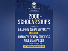 
      
      2000+ Scholarships Announced by O.P. Jindal Global University 
      
      