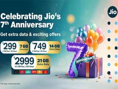 
      
      Jio offers extra data, special benefits as it turns seven
      
      