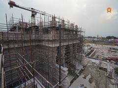 
      
      Ram Janmbhoomi Trust shares pictures of under-construction 
      
      