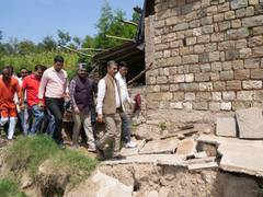 
      
      Himachal CM Sukhu visits disaster-hit areas of Sujanpur
      
      