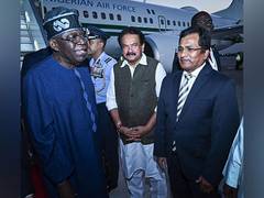 
      
      Nigerian President arrives in New Delhi for G20 Summit
      
      