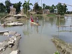 
      
      Assam floods damage roads in Barpeta district, villagers stranded
      
      
