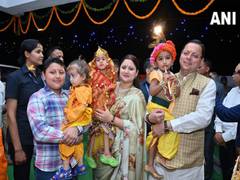 
      
      Uttarakhand CM Dhami participates in Janmashtami celebrations
      
      