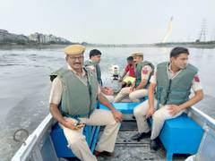 
      
      G20: Delhi Police tightens security in Yamuna River
      
      