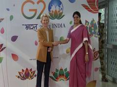 
      
      European Commission President arrives in New Delhi for G20 Summit
      
      