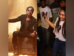 
      
      SRK fans celebrate release of 'Jawan' 
      
      