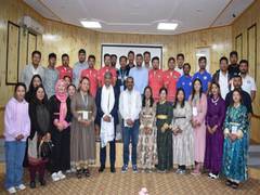 
      
      AIFF President, Secretary General meet Ladakh Football Associatio
      
      