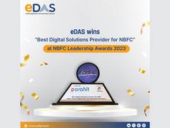 
      
      eDAS Wins Best Digital Solutions Provider for NBFC 
      
      