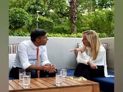 
      
      Giorgia Meloni meets Rishi Sunak in Delhi, hold discussions
      
      
