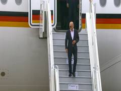 
      
      German Chancellor Scholz arrives in Delhi for G20 Summit
      
      