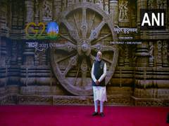 
      
      G20: At welcome of all leaders India showcases Konark Wheel
      
      