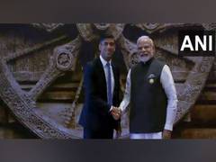 
      
      G20 Summit: PM Modi welcomes UK PM Sunak at Bharat Mandapam
      
      