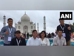 
      
      G20 Summit: Indonesian President's son visits Taj Mahal in Agra
      
      