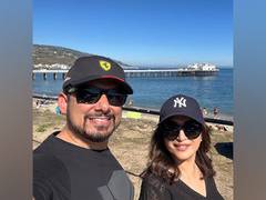 
      
      Madhuri Dixit, Shirram Nene get “so many things to see, do in LA