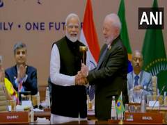 
      
      PM Modi hands over gavel of G20 presidency to Brazil President
      
      