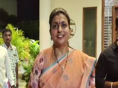 
      
      Andhra Minister Roja celebrates after court remands Chandrababu N
      
      
