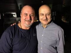 
      
      Anupam Kher wishes brother Raju Kher on his 66th birthday
      
      