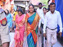 
      
      BRS MLC K Kavitha offers prayers at Kamakhya Temple in Guwahati
      
      