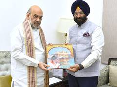 
      
      Manjinder Singh Sirsa calls on Home Minister Amit Shah
      
      