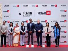 
      
      Deakin University Vice-Chancellor's Visit at Chitkara University
      
      