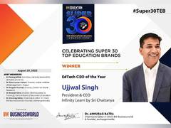 
      
      Ujjwal Singh Emerges as Winner at Super Top 30 Education Brand 
      
      