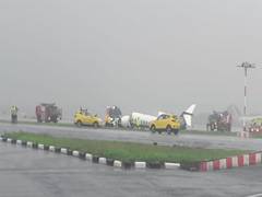 
      
      Multiple flights diverted from Mumbai after aircraft skids off
      
      