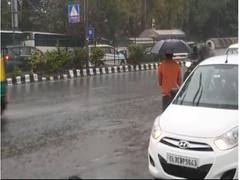 
      
      Rain, accompanied by gusty winds, lashes parts of Delhi
      
      