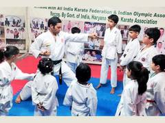 
      
      Karate Coach Dr Pradeep Kumar Yadav reveals that karate excels 
      
      
