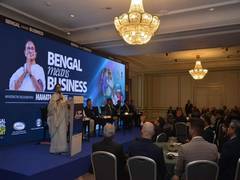 
      
      Mamata Banerjee attends Bengal Global Business Summit in Madrid
      
      